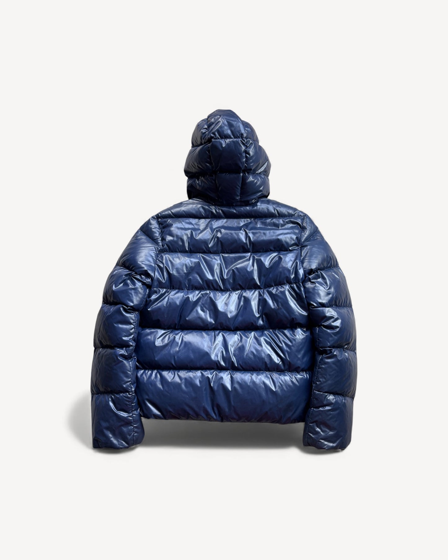 DUVETICA NAVY PUFFER JACKET (M)