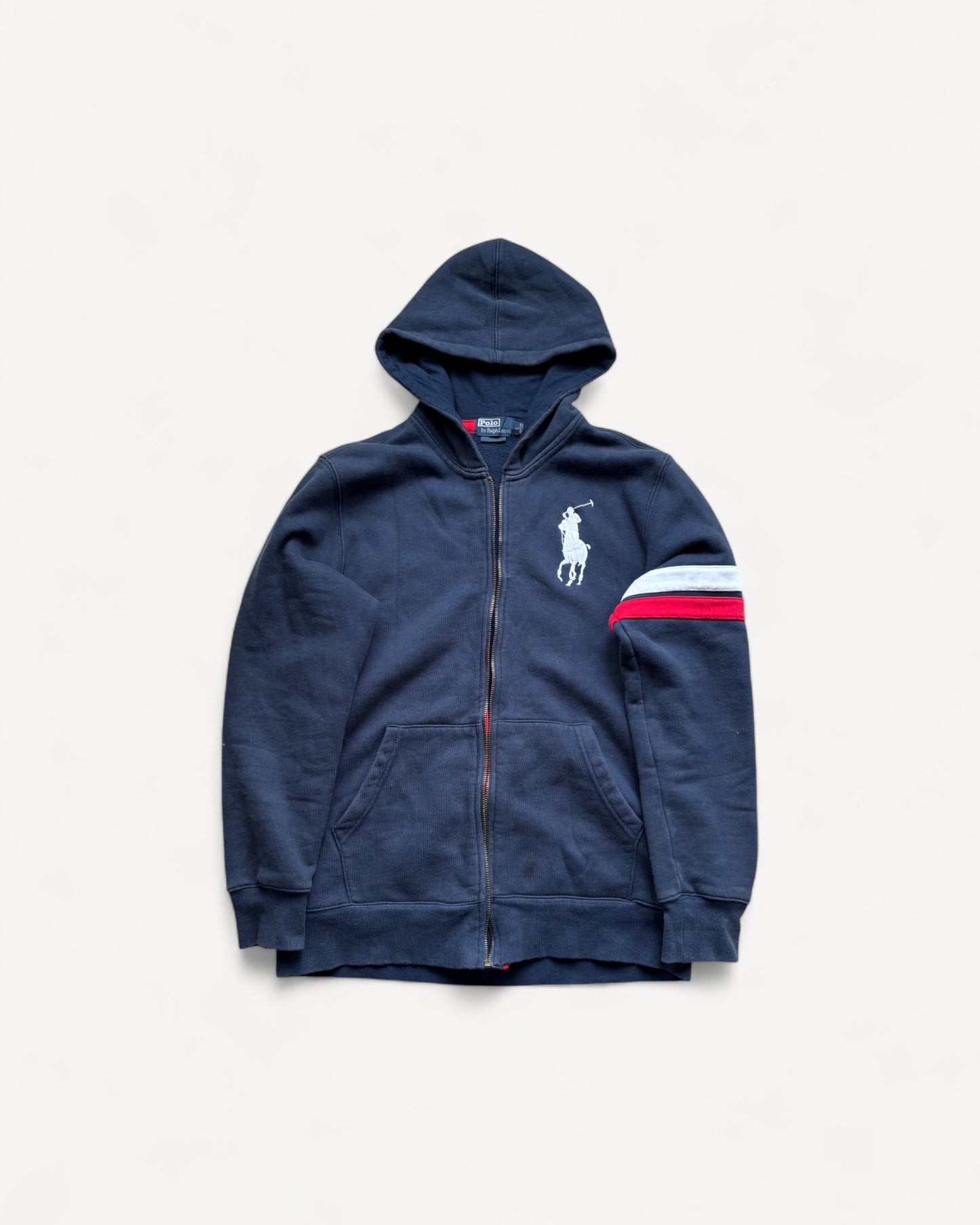 RALPH LAUREN ZIP UP HOODIE (L)