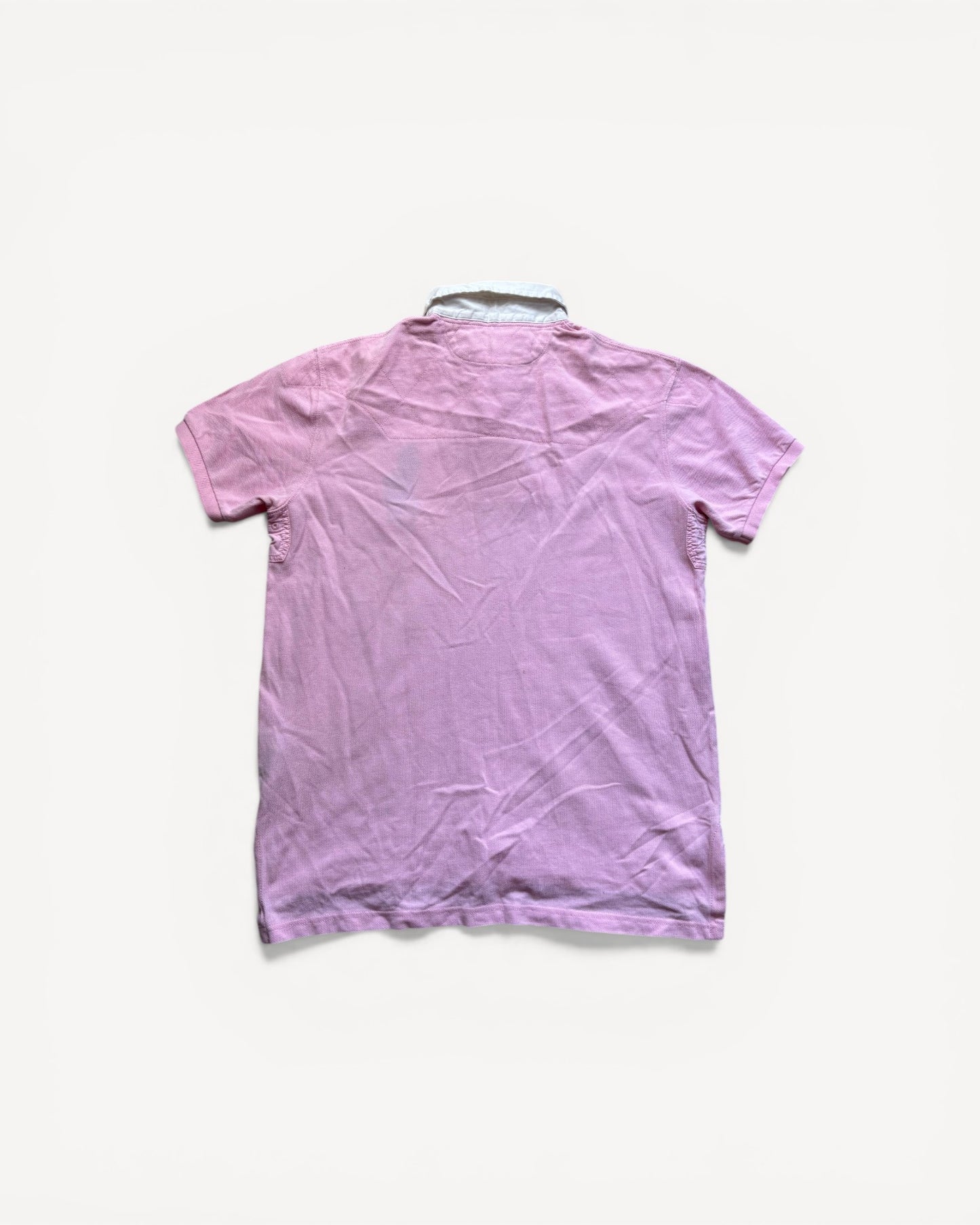RALPH LAUREN POLO SHIRT PINK (L)