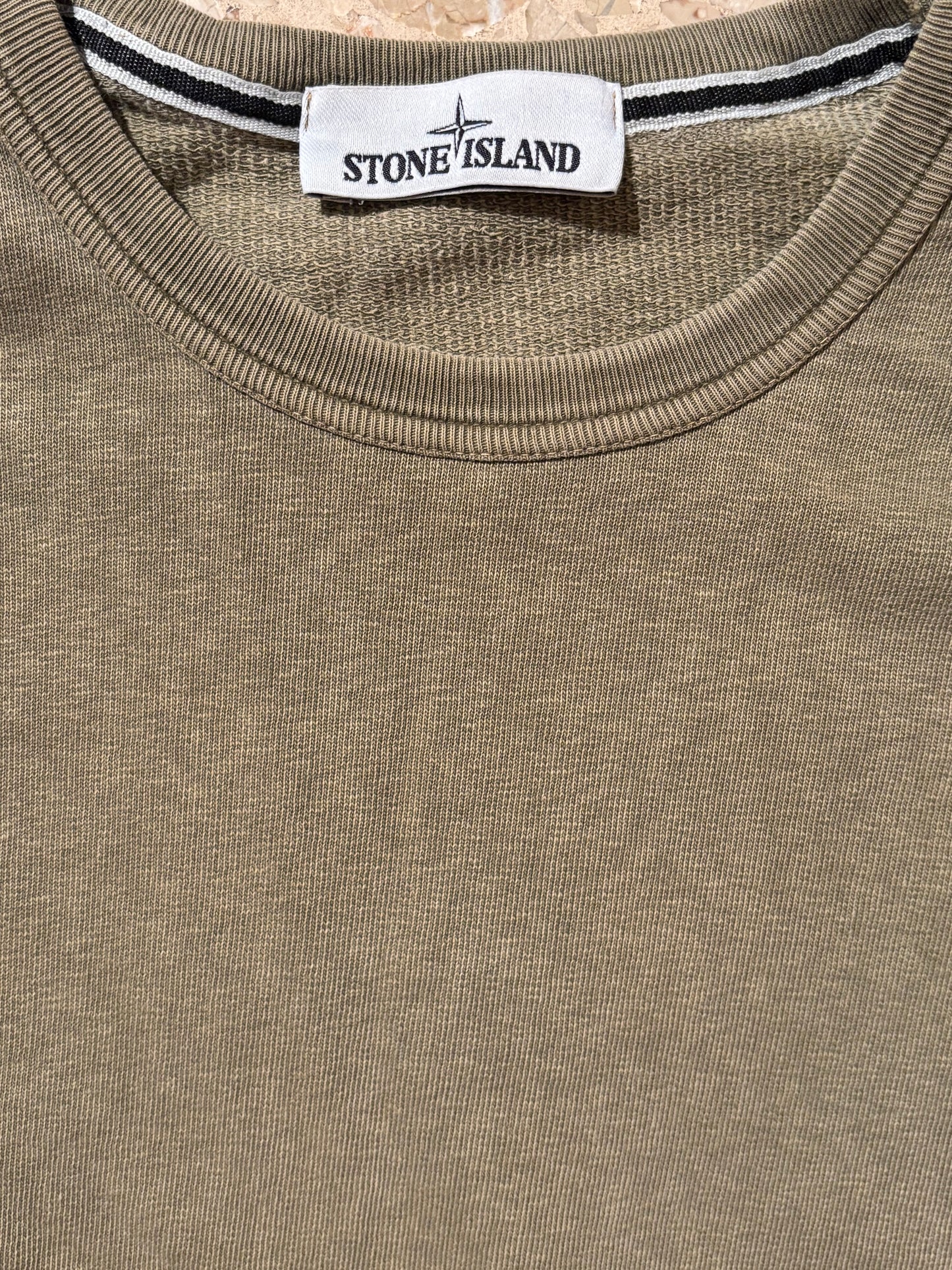 STONE ISLAND BEIGE SWEATER (S)