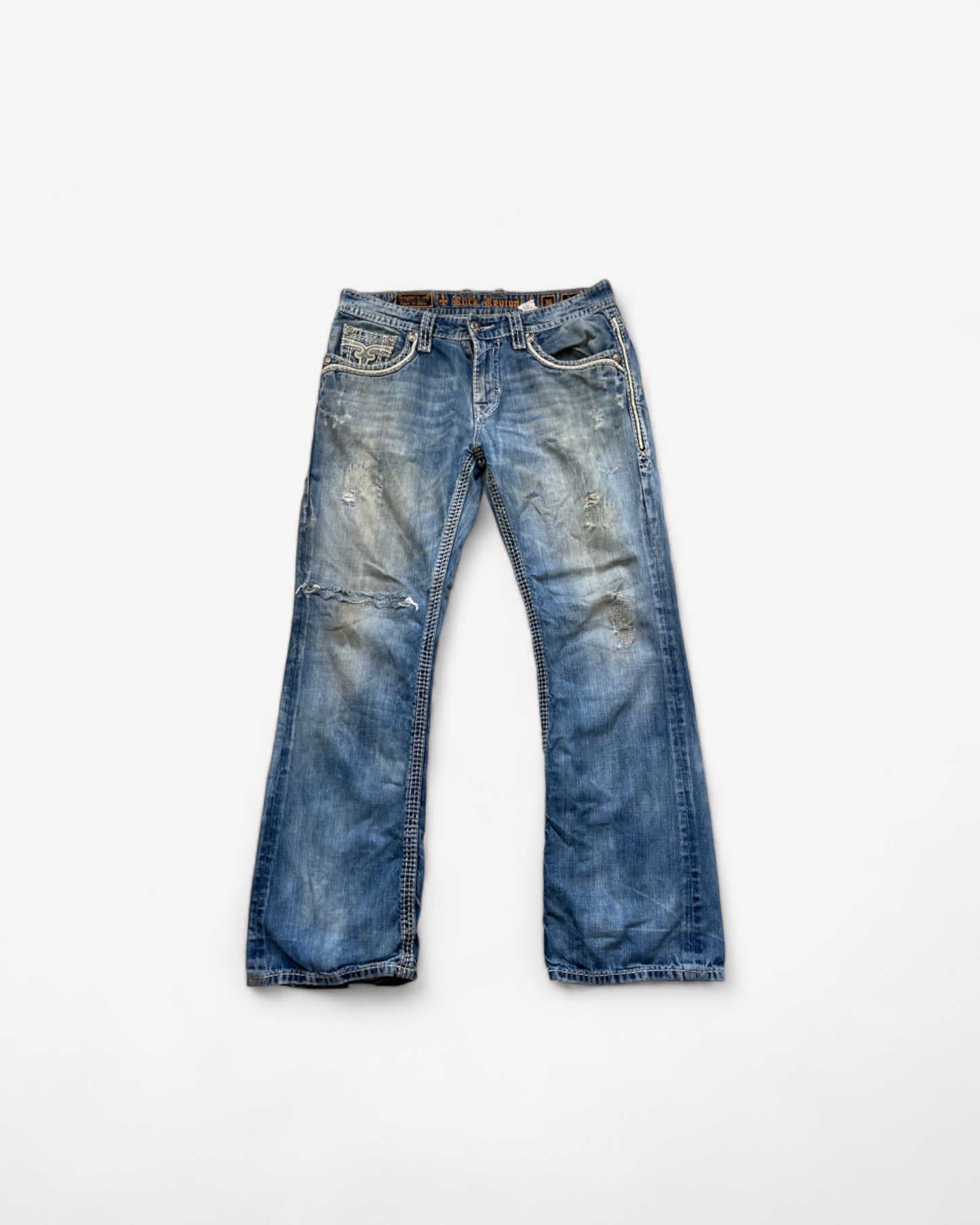 ROCK REVIVAL JEANS W36 L34 #RR12