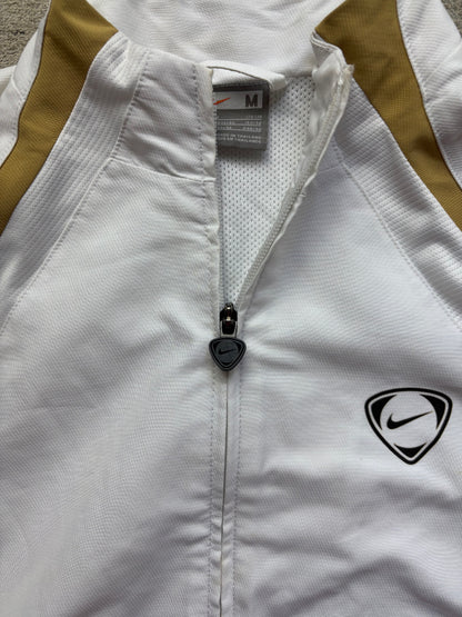 NIKE WHITE ZIP UP VEST (M)