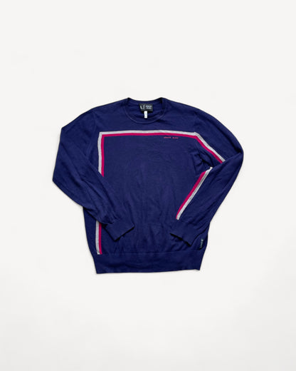 ARMANI NAVY KNIT (M)