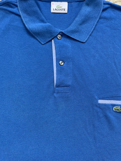 LACOSTE POLO SHIRT BLUE (XL)