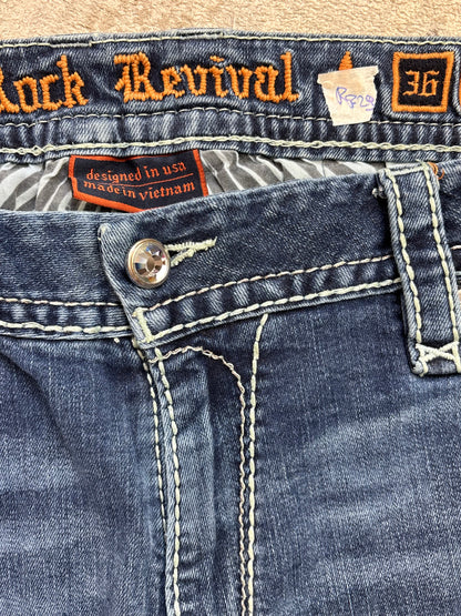 ROCK REVIVAL JEANS W36 L32 #RR29