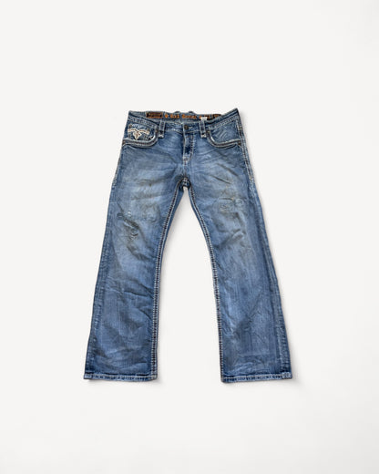 ROCK REVIVAL JEANS W36 L32 #RR21