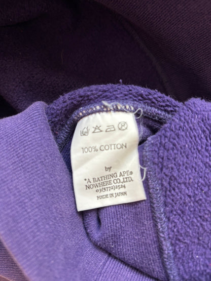 BAPE PURPLE HOODIE (M)