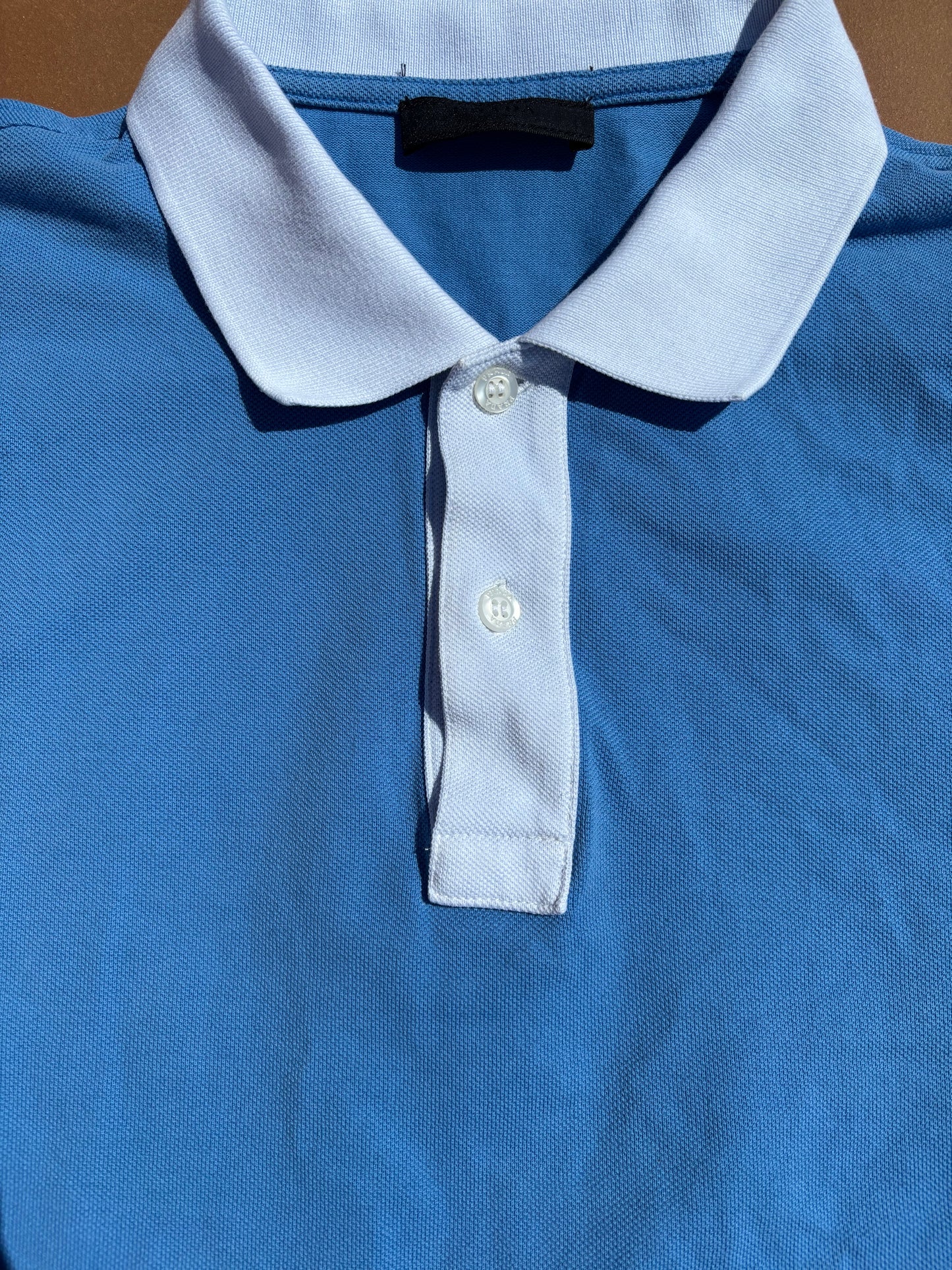 PRADA LINEA ROSSA POLO SHIRT (L)