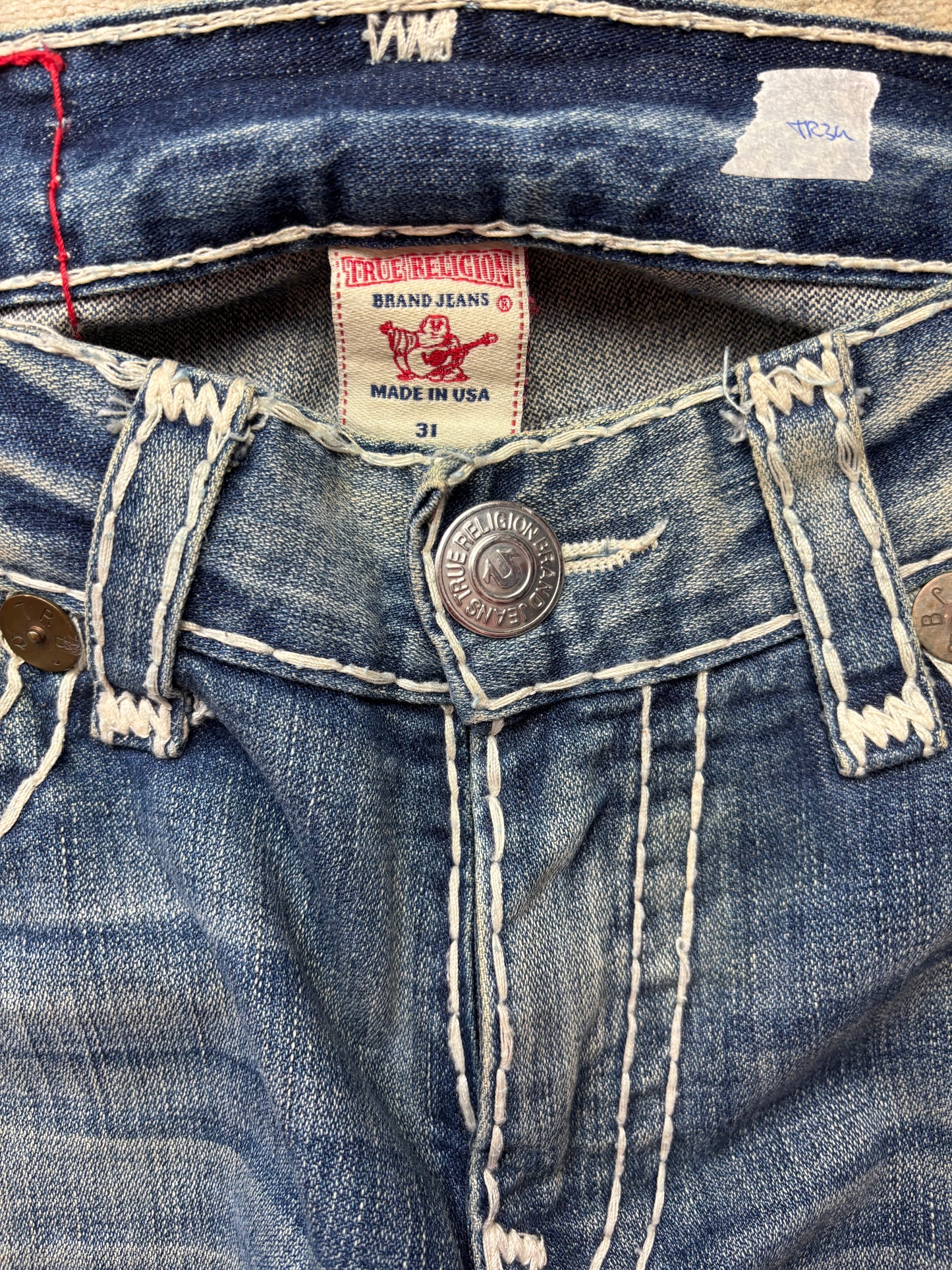 TRUE RELIGION JEANS W31 L32 #TR34