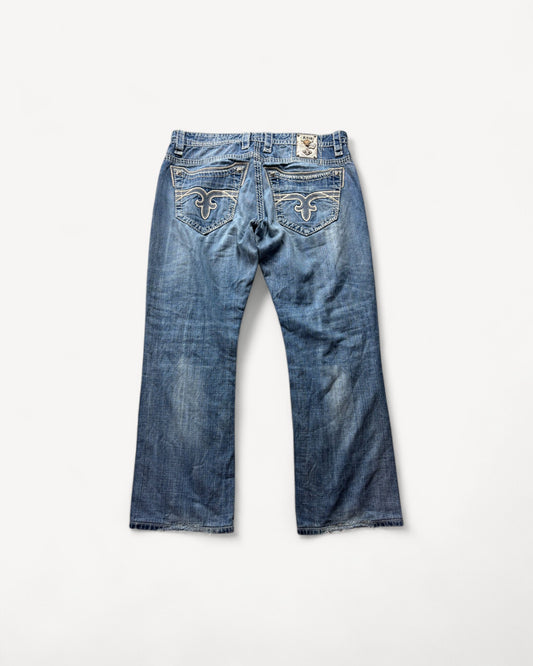 ROCK REVIVAL JEANS W38 L32 #RR39