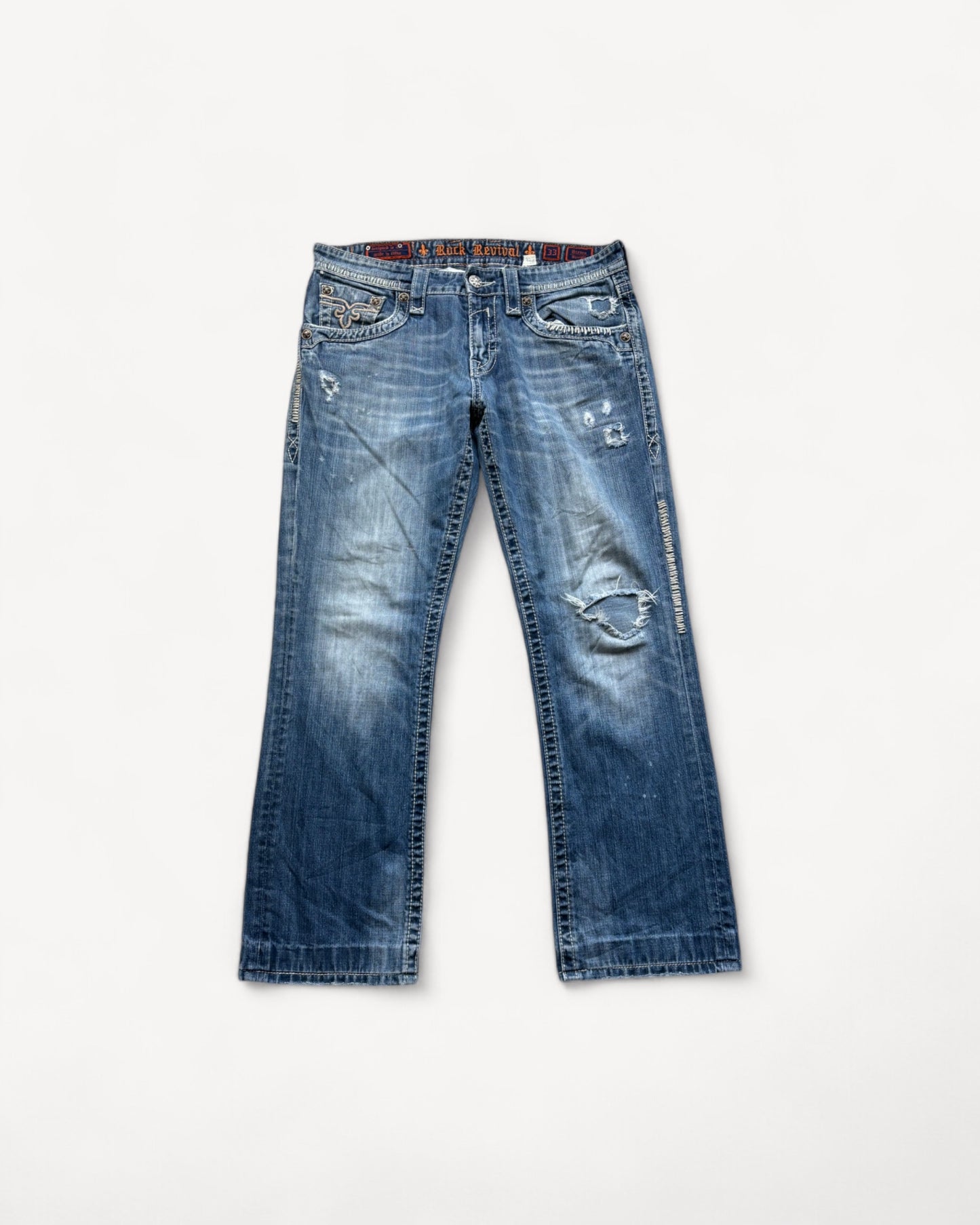 ROCK REVIVAL JEANS W32 L32 #RR8