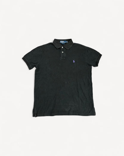 RALPH LAUREN POLO SHIRT BLACK (M)
