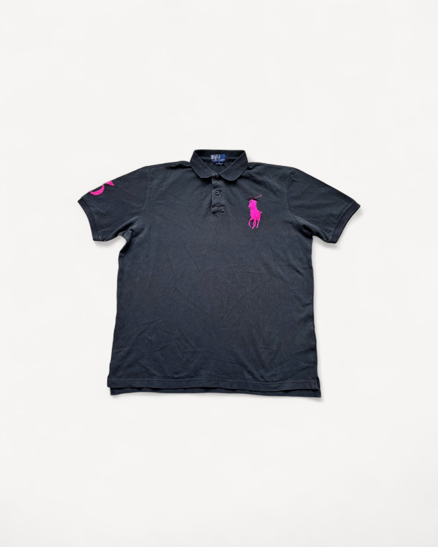 RALPH LAUREN POLO SHIRT BLACK (XL)