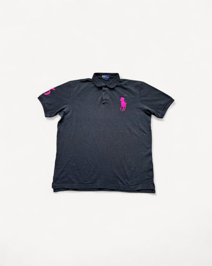 RALPH LAUREN POLO SHIRT BLACK (XL)
