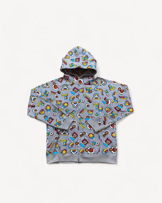 BAPE BABY MILO ZIP UP HOODIE (L)