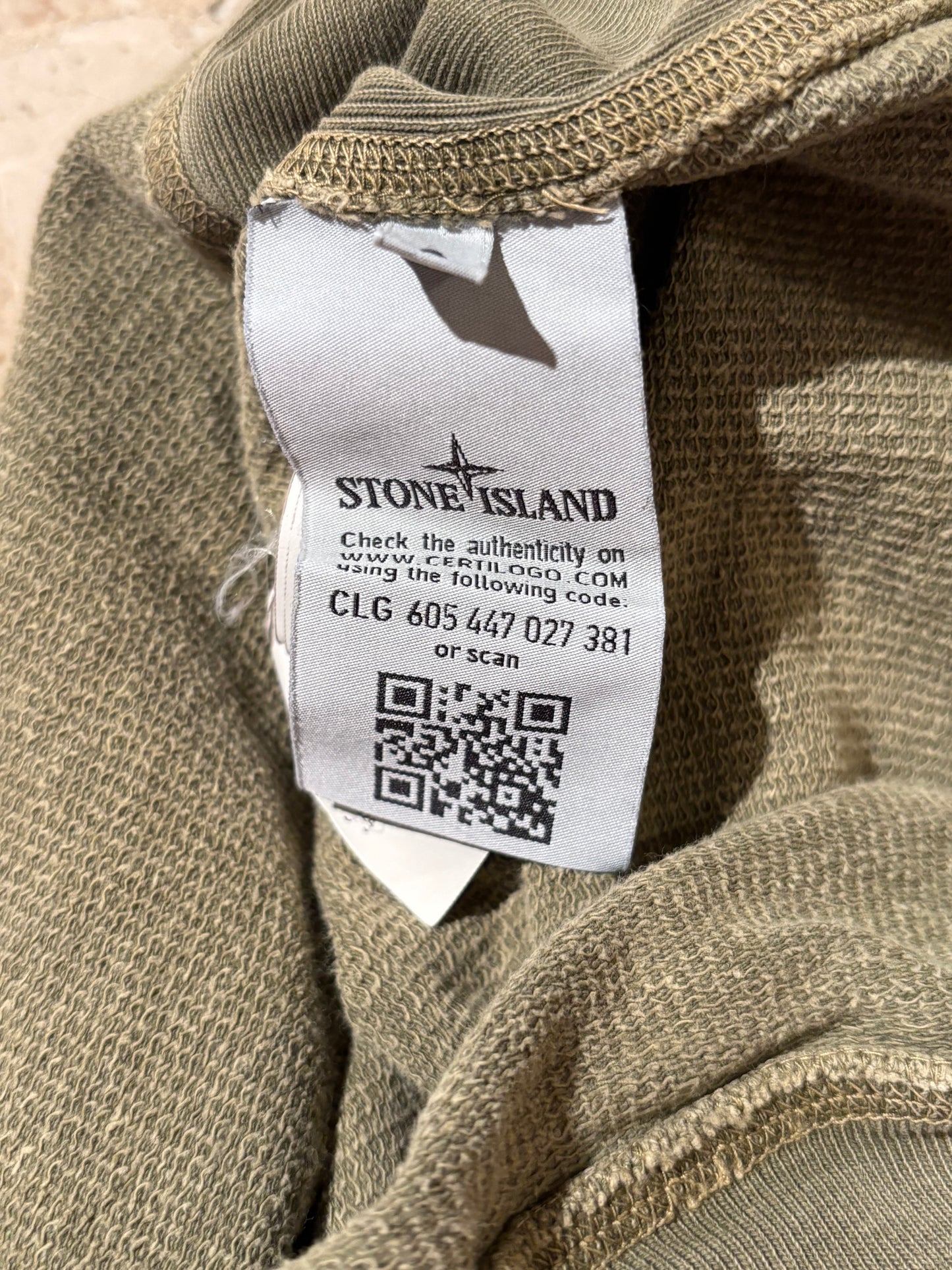 STONE ISLAND BEIGE SWEATER (S)