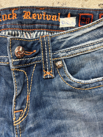 ROCK REVIVAL JEANS W28 L32 #RR4
