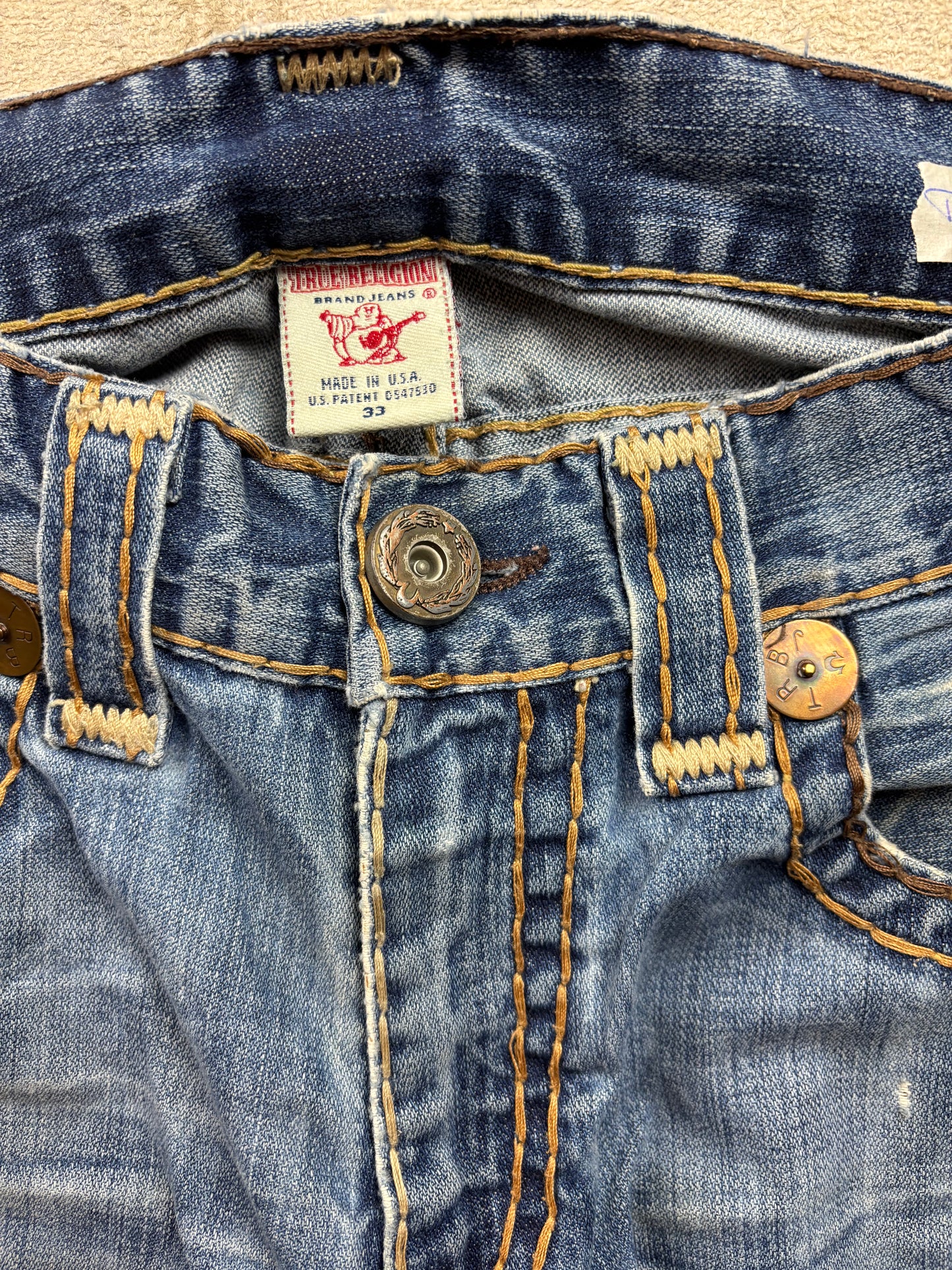 TRUE RELIGION JEANS W33 L30 #TR26