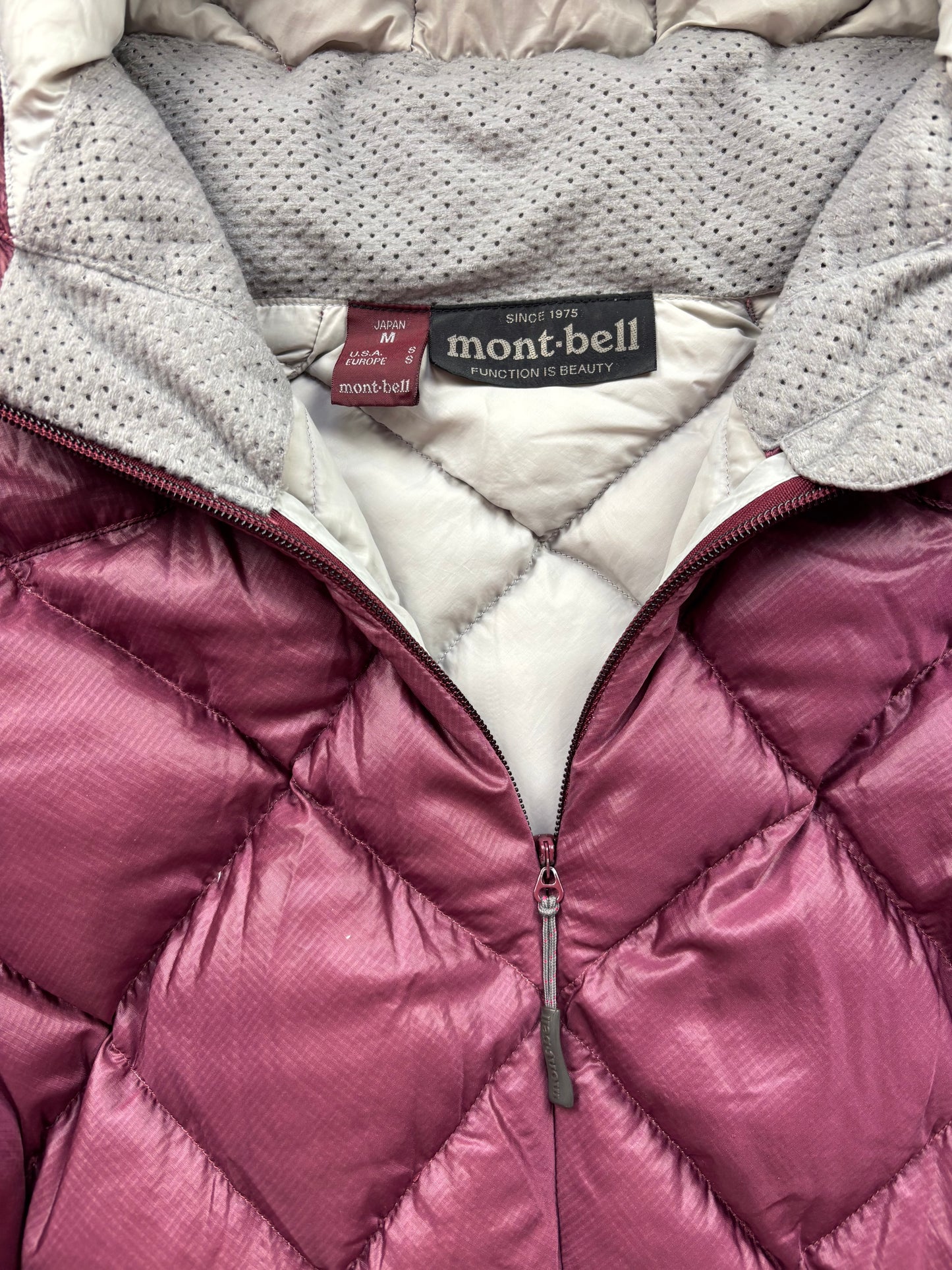 MONTBELL PURPLE DIAMOND PUFFER JACKET (S)