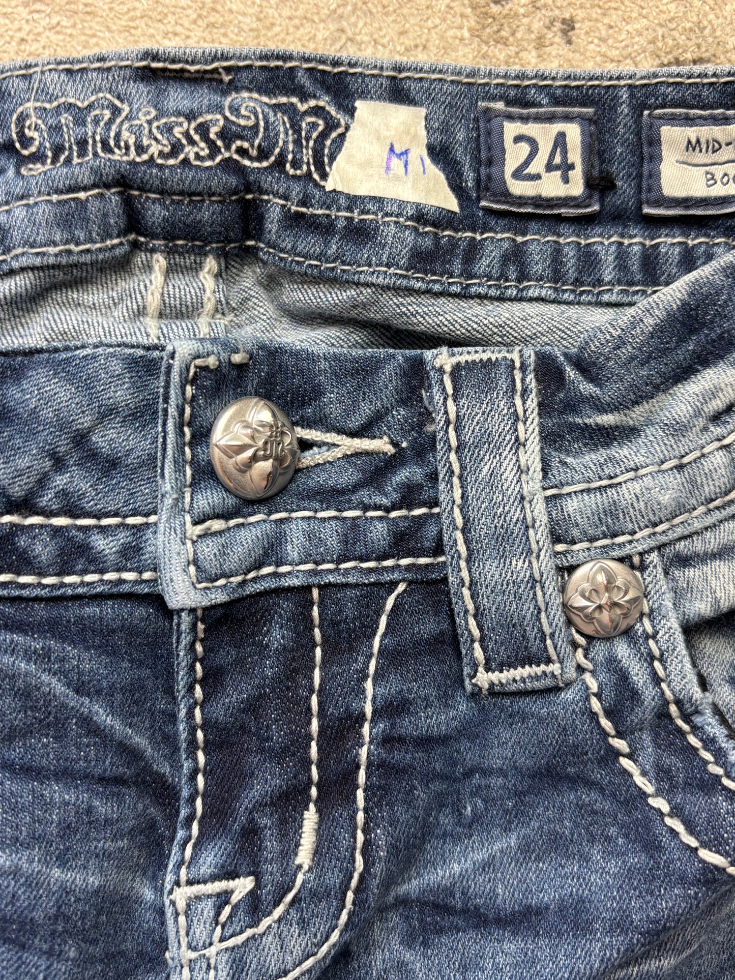 MISS ME JEANS W24 L30 #M1