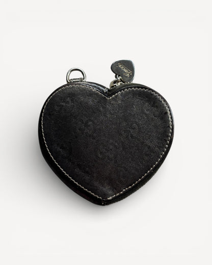 GUCCI HEART MONOGRAM WALLET