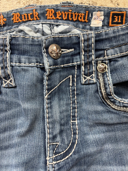 ROCK REVIVAL JEANS W31 L34 #RR22