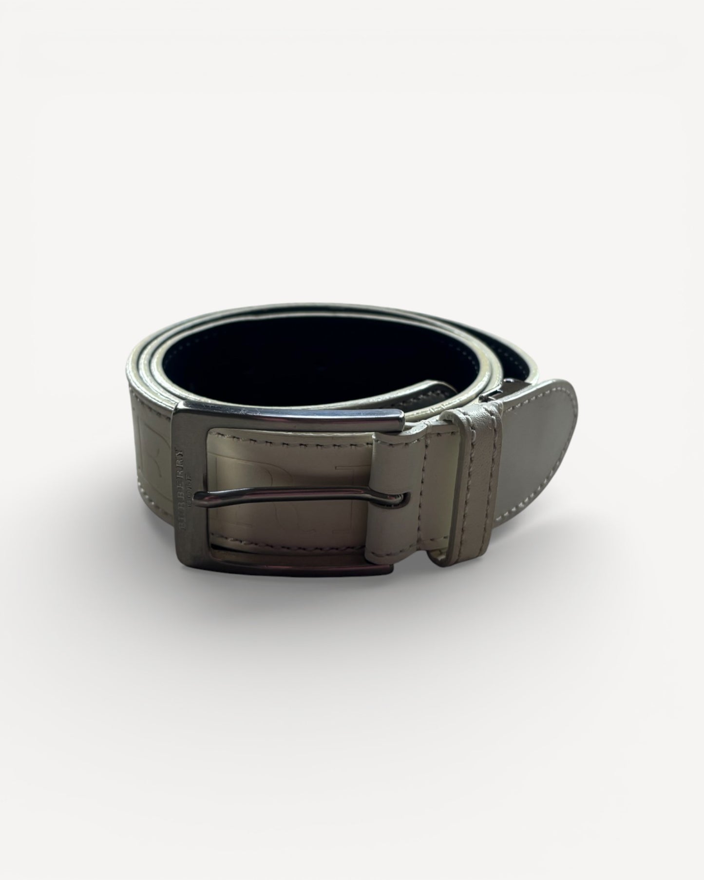 BURBERRY WHITE BELT