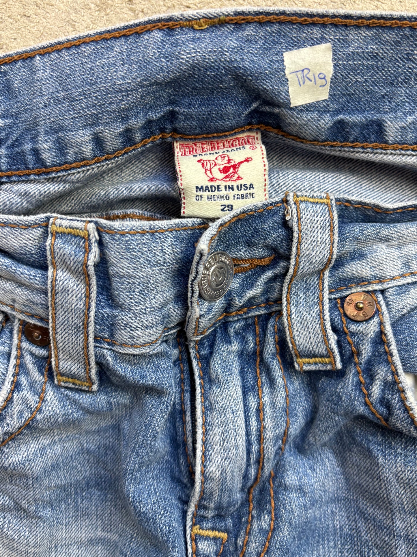 TRUE RELIGION JEANS W29 L30 #TR19