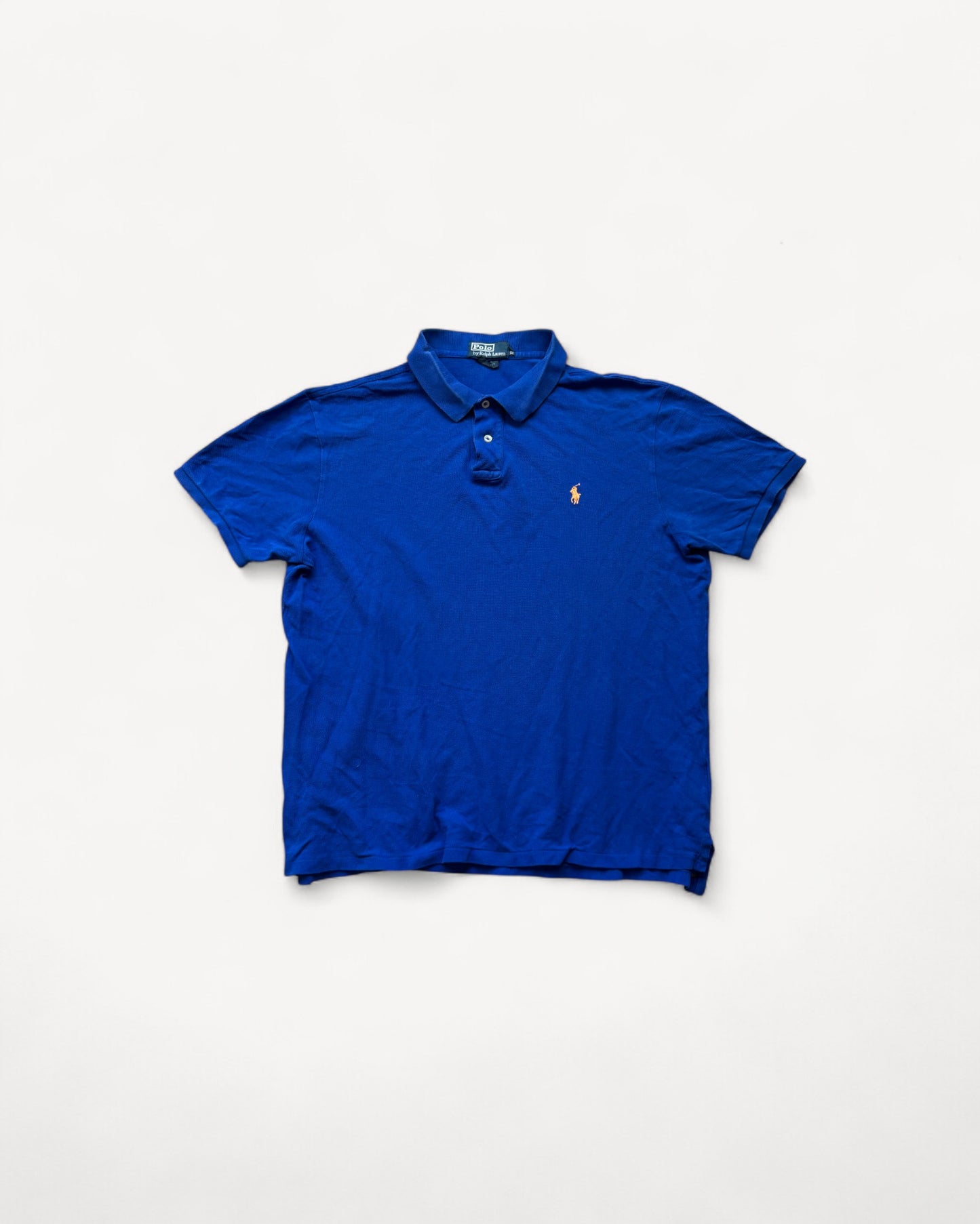 RALPH LAUREN POLO SHIRT BLUE (L)