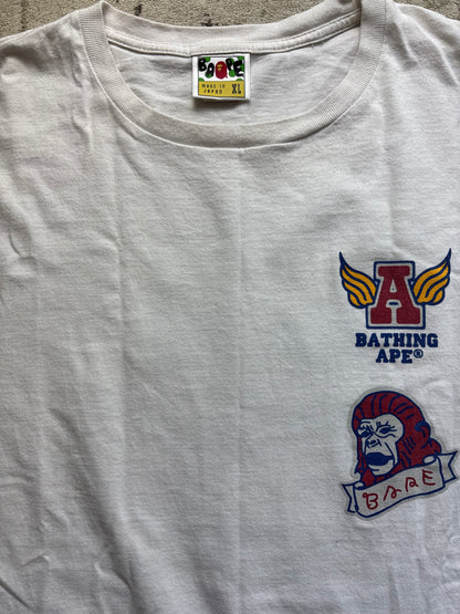 BAPE WHITE T-SHIRT (XL)