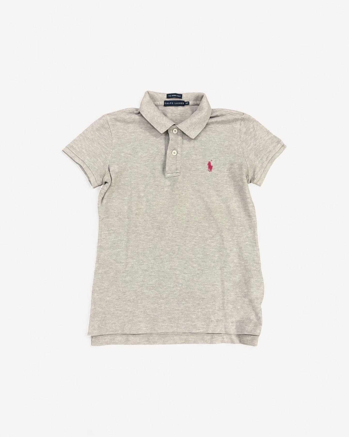 RALPH LAUREN POLO SHIRT GREY (XS)