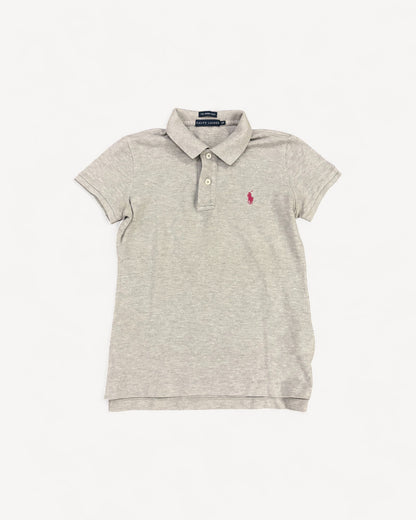 RALPH LAUREN POLO SHIRT GREY (XS)