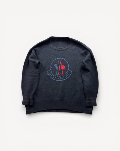 MONCLER BLACK KNIT (L)