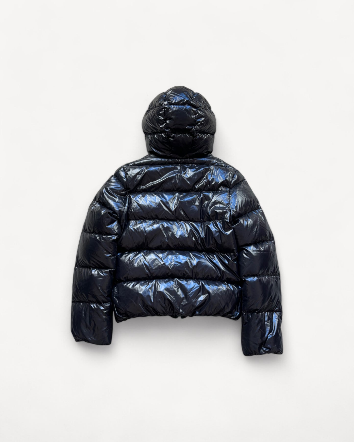 DUVETICA BLACK PUFFER JACKET (S)