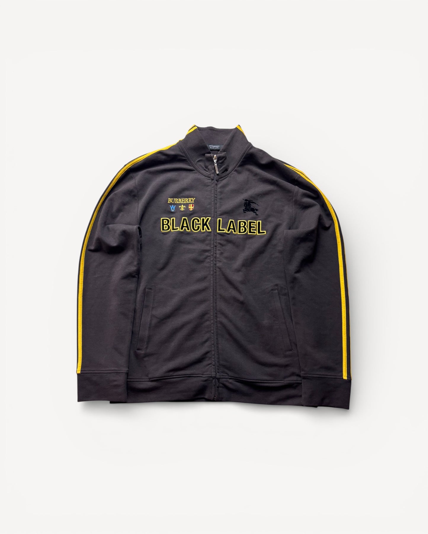 BURBERRY BROWN ZIP UP VEST (M)