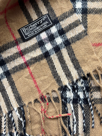 BURBERRY NOVACHECK SCARF BEIGE
