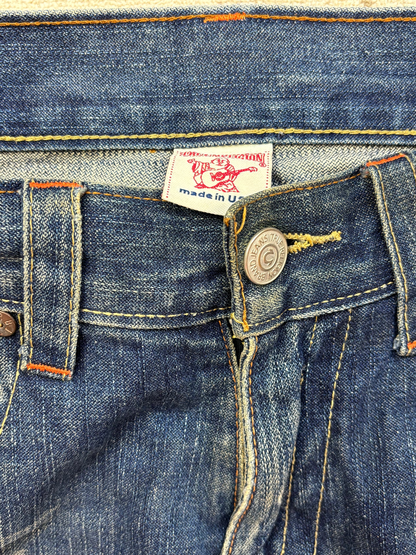 TRUE RELIGION JEANS W33 L34 #TR34