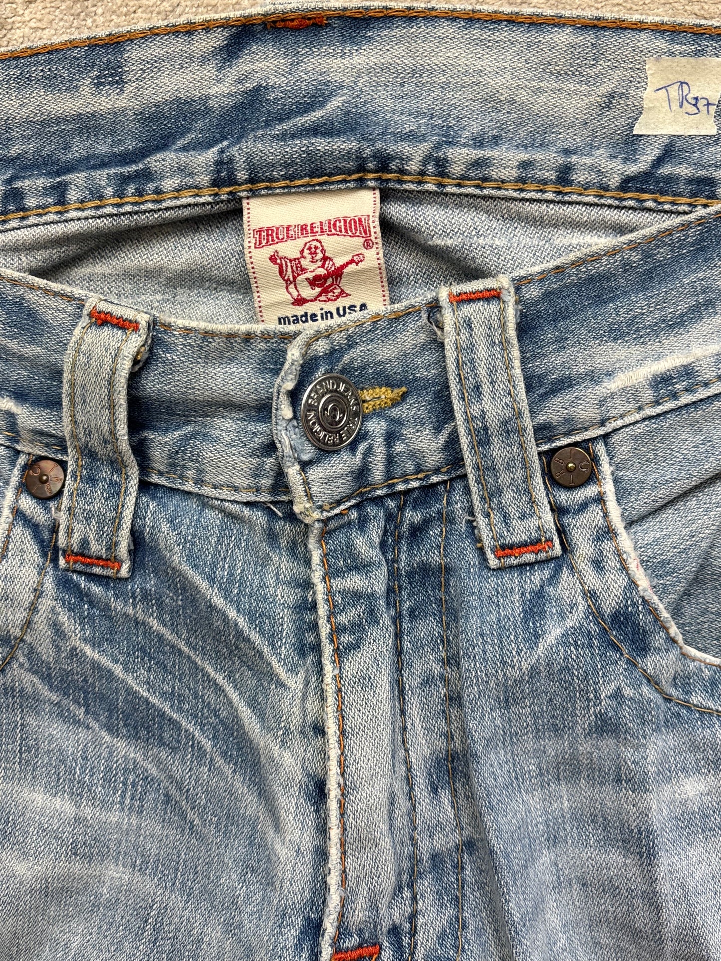 TRUE RELIGION JEANS W33 L32 #TR37