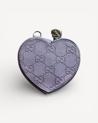 GUCCI HEART MONOGRAM WALLET