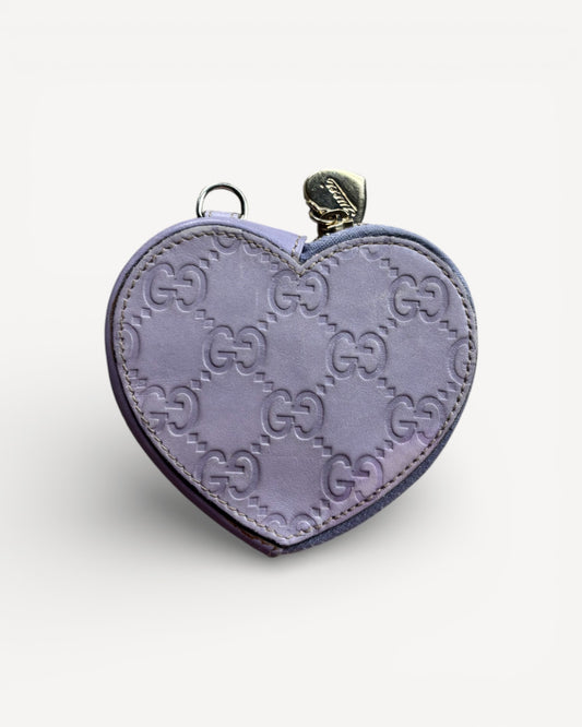 GUCCI HEART MONOGRAM WALLET