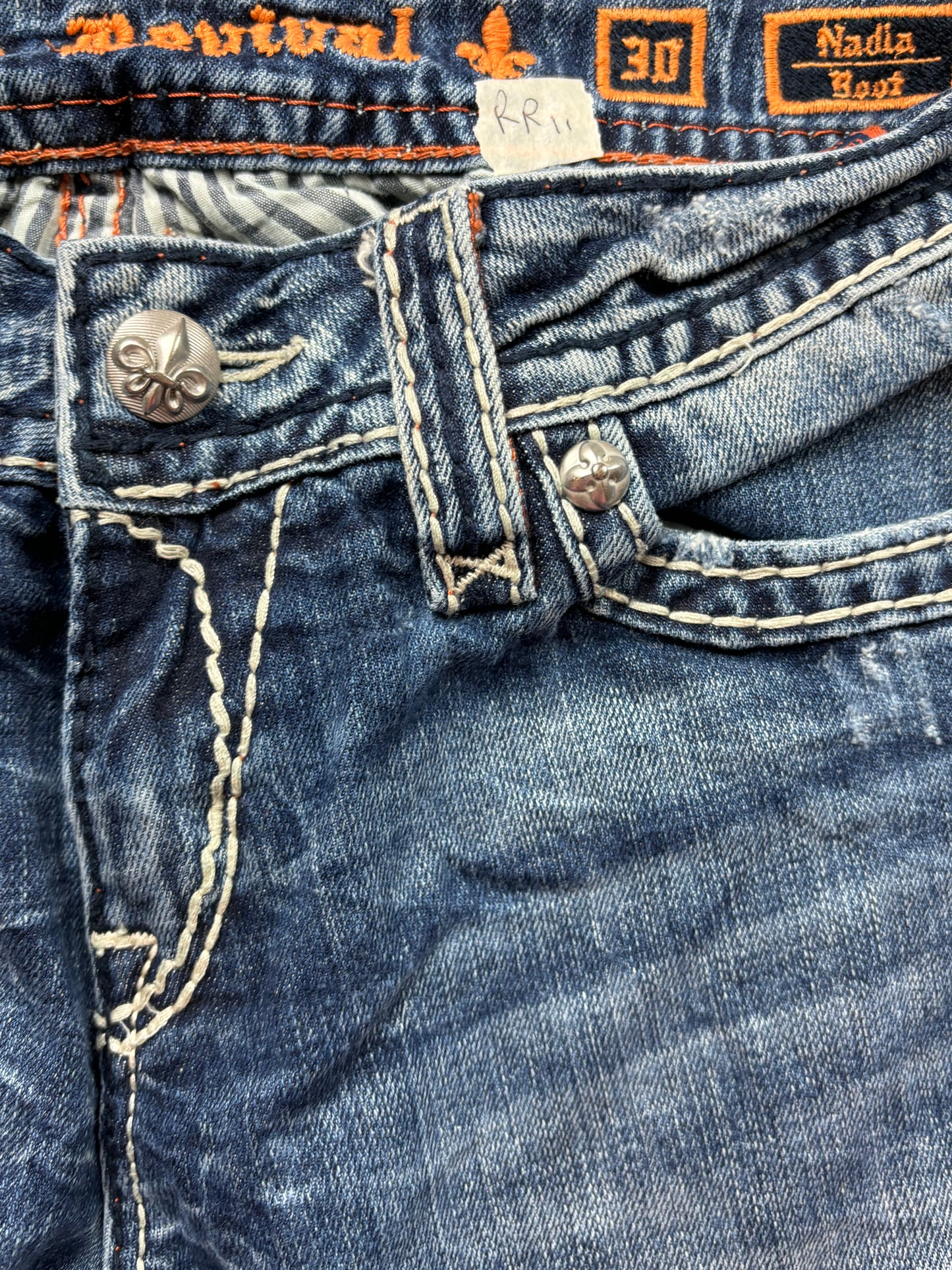 ROCK REVIVAL JEANS W30 L32 #RR11