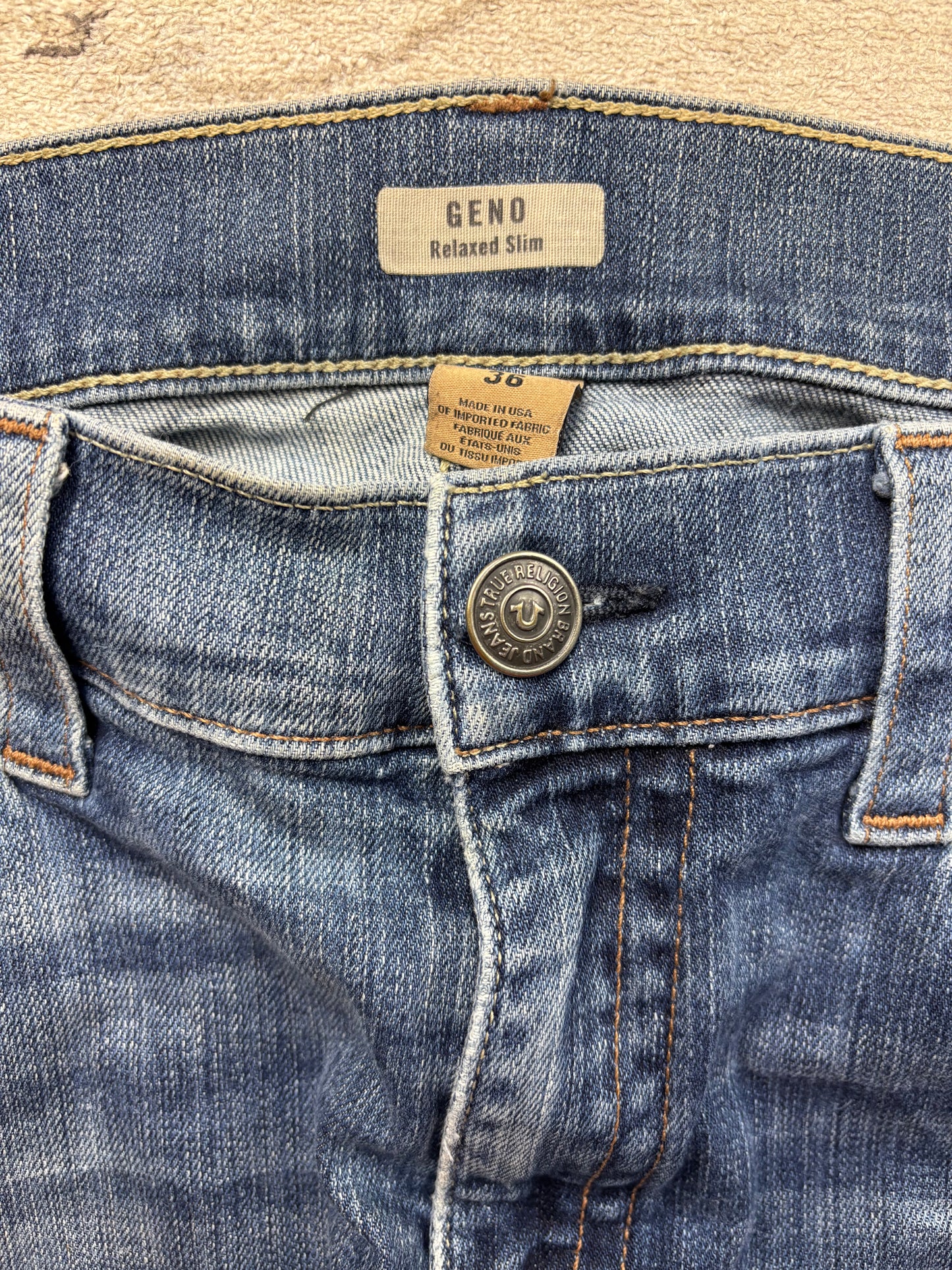 TRUE RELIGION JEANS W36 L32 #TR67