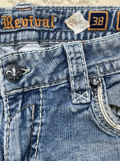 ROCK REVIVAL JEANS W38 L32 #RR11