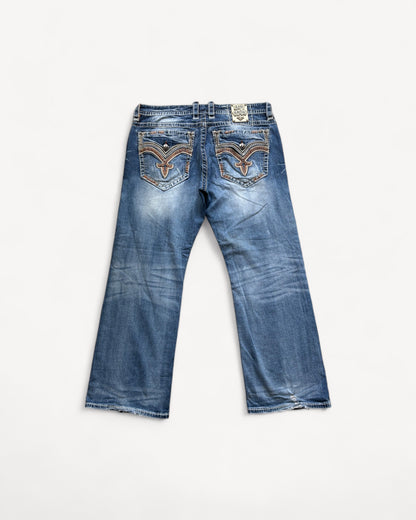 ROCK REVIVAL JEANS W38 L32 #RR21