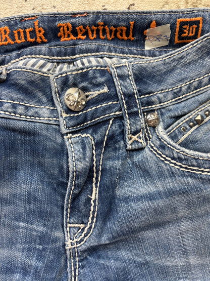ROCK REVIVAL JEANS W30 L32 #RR7