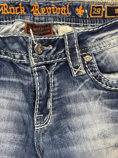 ROCK REVIVAL JEANS W29 L30 #RR3