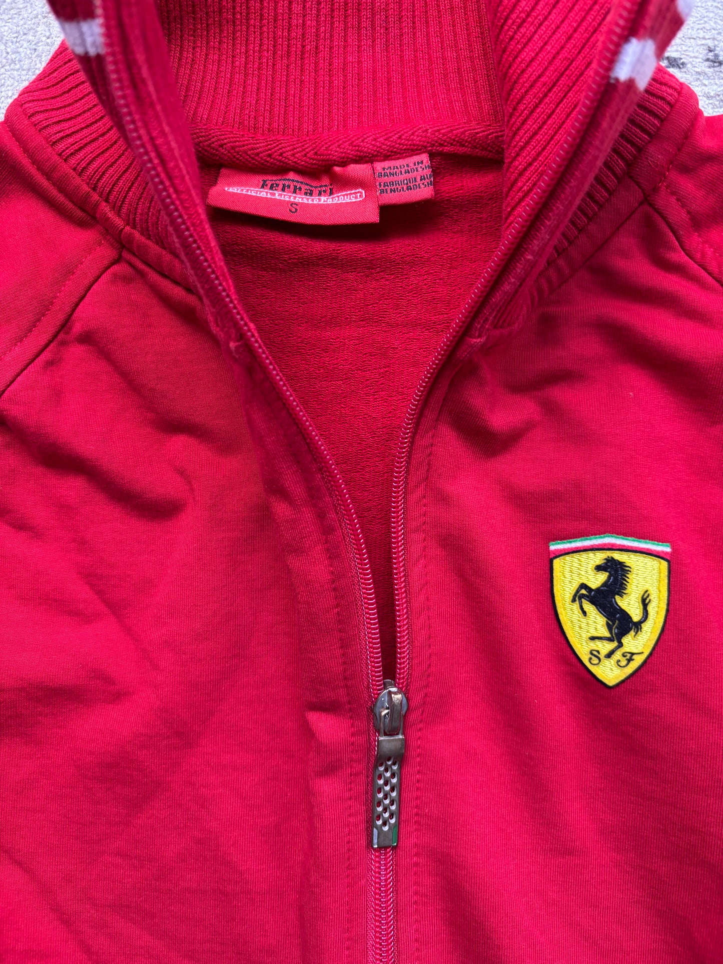 FERRARI ZIP UP VEST (XS)