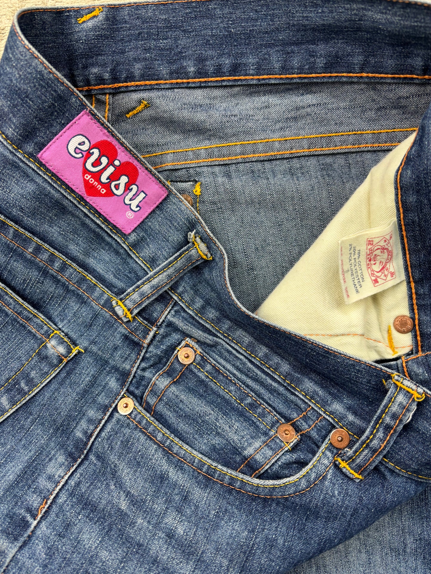 EVISU JEANS W28 L32 #E6