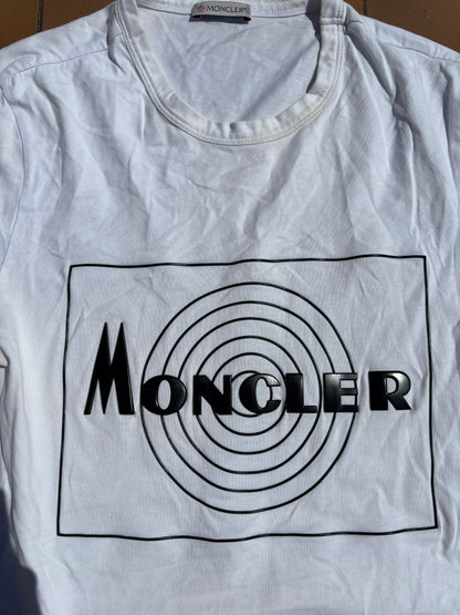 MONCLER WHITE T-SHIRT (S)