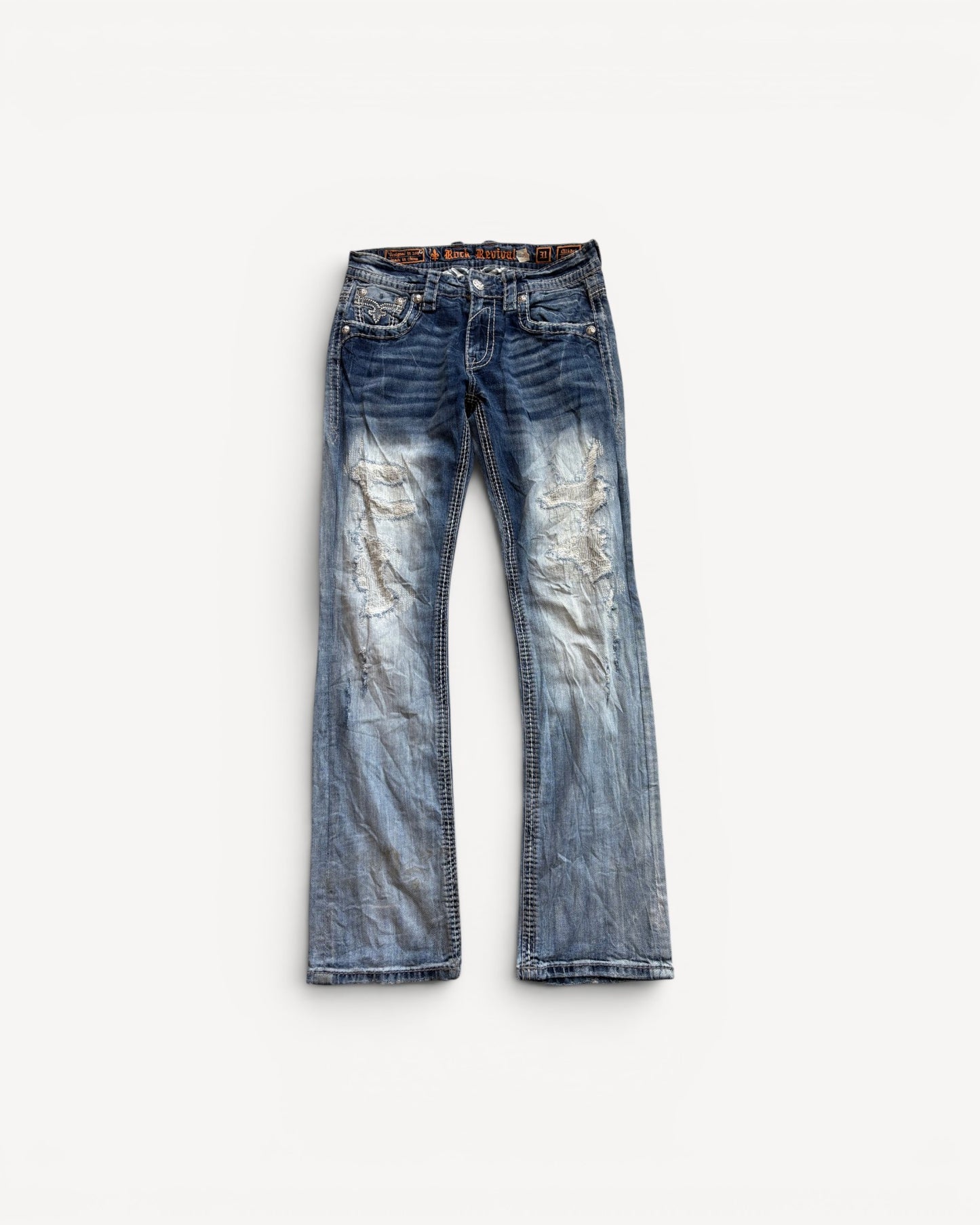 ROCK REVIVAL JEANS W31 L32 #RR29